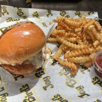 Jay Bird's Chicken - Chicken and Mac sandwich and fries - Chicken Shop Near Me - San Luis Obispo, California Jay Bird's Chicken - Chicken and Mac sandwich and fries - Chicken Shop Near Me - San Luis Obispo, California