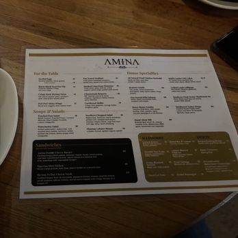 Amina - Menu - Southern Near Me - Philadelphia, Pennsylvania Amina - Menu - Southern Near Me - Philadelphia, Pennsylvania