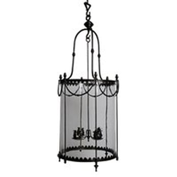 The Golden Lion - Large hand made lantern, wrought iron, four lights - Interior Design Near Me - Santa Monica, California The Golden Lion - Large hand made lantern, wrought iron, four lights - Interior Design Near Me - Santa Monica, California
