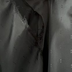 CD One Price Cleaners - Inside lining that is still torn although