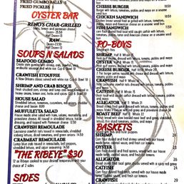 Lunch menu Lunch menu