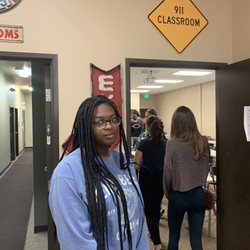 911 Driving School - My baby at the 911 Drivers ed classroom!!!