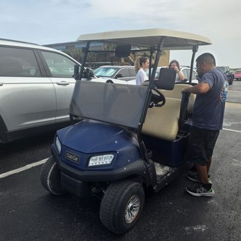 The Salty Dolphin - Company person trying to troubleshoot cart that broke down w/in the 1st hour of actual usage. - Bars Near Me - Corpus Christi, Texas The Salty Dolphin - Company person trying to troubleshoot cart that broke down w/in the 1st hour of actual usage. - Bars Near Me - Corpus Christi, Texas