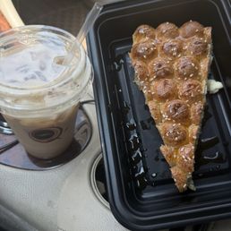 Iced Brown Sugar Shaken Espresso & Khaliat Alnahl Iced Brown Sugar Shaken Espresso & Khaliat Alnahl
