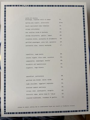 Menu photo 5 Emilia Philadelphia, PA Menu photo 5 Emilia Philadelphia, PA