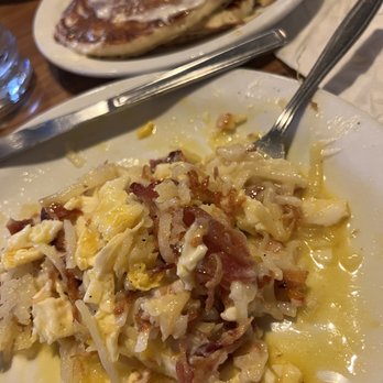 Denny's - Medium eggs, hash browns, bacon, pancakes...yummy! - American Near Me - Santa Ana, California
