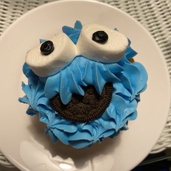 Sugar Bakery - Cookie Monster Cupcake - Bakeries Near Me - Trenton, Maine