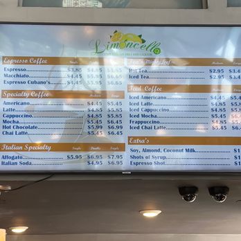 Limoncello - Coffee menu (9/26) - Sandwiches Near Me - San Francisco, California Limoncello - Coffee menu (9/26) - Sandwiches Near Me - San Francisco, California