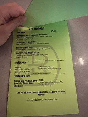 Menu photo 1 The Draft Room Westerville, OH Menu photo 1 The Draft Room Westerville, OH