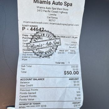 Miami's Auto Spa - Car Wash Near Me - Torrance, California