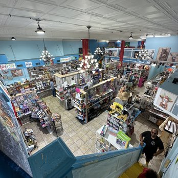 The Magic Scoop General Store - The Magic Scoop from the upstairs seating area. - Candy Stores Near Me - Sulphur Springs, Texas