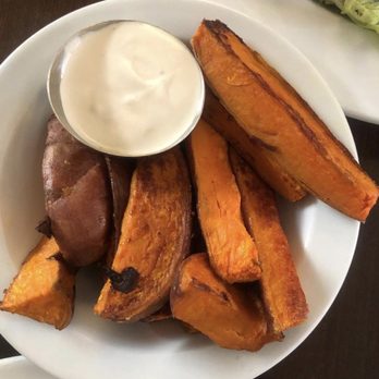Veganized - Sweet Potato Wedges w/ Cashew Cheese - Vegan Near Me - New Brunswick, New Jersey Veganized - Sweet Potato Wedges w/ Cashew Cheese - Vegan Near Me - New Brunswick, New Jersey