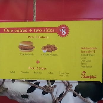 Chick-fil-A - The Combo Menu - Fast Food Near Me - Washington, DC, District of Columbia Chick-fil-A - The Combo Menu - Fast Food Near Me - Washington, DC, District of Columbia