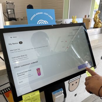 Feng Cha - Spring Branch - Ordering kiosk - Bubble Tea Near Me - Houston, Texas Feng Cha - Spring Branch - Ordering kiosk - Bubble Tea Near Me - Houston, Texas