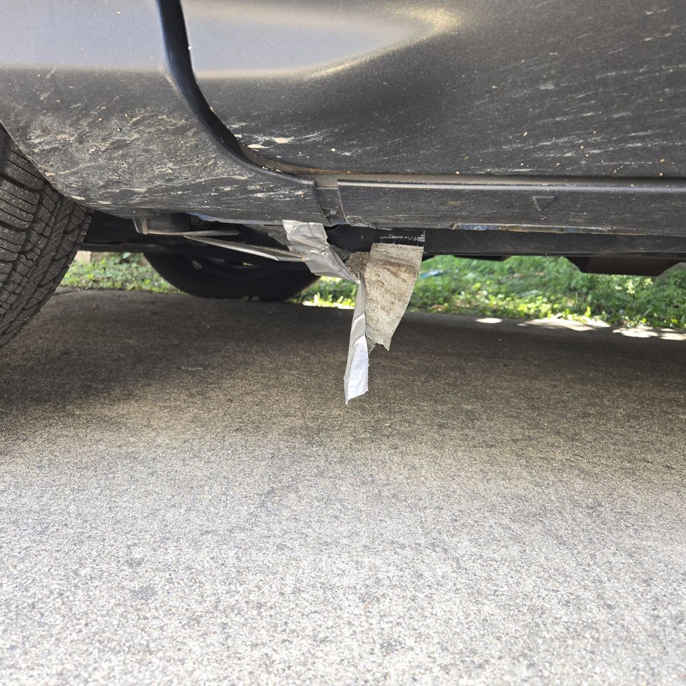Patrick Volvo Cars - When I first spotted duct tape.  Thought it got stuck from road. - Car Dealers Near Me - Schaumburg, Illinois