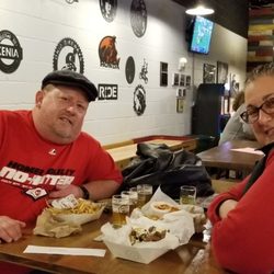 Rock, Stop, N Roll - Enjoying a great dinner from Rock, Stop and Roll @ Devil Wind Brewery!!