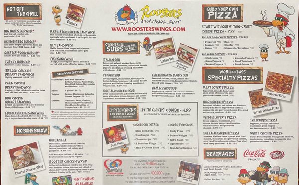 Menu photo 5 Roosters Sylvania, OH Menu photo 5 Roosters Sylvania, OH