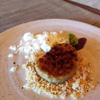 Terre Rouge - Summer 2018 tasting menu. Foie gras torchon - French Near Me - Markham, Ontario