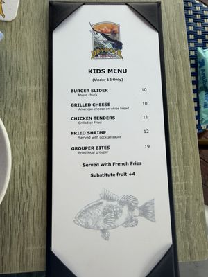 Menu photo 1 Dry Dock Waterfront Grill Longboat Key, FL