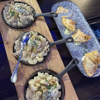 Flights - Mac & 4 Cheese Flight Empanada Flight - New American Near Me - Las Vegas, Nevada Flights - Mac & 4 Cheese Flight Empanada Flight - New American Near Me - Las Vegas, Nevada