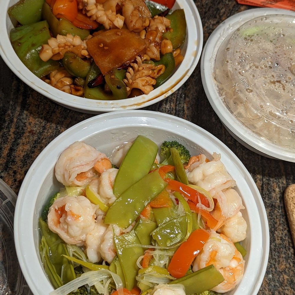 Grand Sichuan - Kung Bao Squid and Prawns with citrus sauce. - Szechuan Near Me - Rego Park, New York Grand Sichuan - Kung Bao Squid and Prawns with citrus sauce. - Szechuan Near Me - Rego Park, New York
