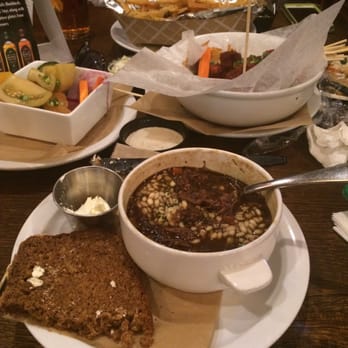Mac McGee - Oxtail soup, Irish chips, pickled veggies and chicken 65 - Irish Near Me - Roswell, Georgia