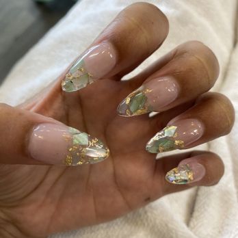 Polish Nails Spa - Megan's latest full set creation for me - Nail Salons Near Me - Santee, California