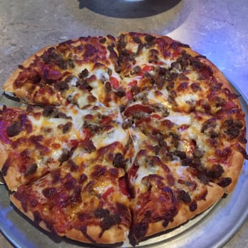 Old Shawnee Pizza-Lenexa - Double pepperoni , sausage , extra cheese - joe walker well done ! This is how the pizza should look ! - Italian Near Me - Lenexa, Kansas
