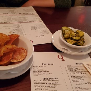 Chicago q - Chips and pickles to start with. These are so good - Barbeque Near Me - Chicago, Illinois Chicago q - Chips and pickles to start with. These are so good - Barbeque Near Me - Chicago, Illinois