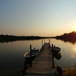 Northernair Lodge - Sunset on Lake Mitchell
