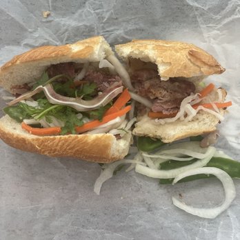 A-Chau - Char-Broiled Pork Sandwich - Vietnamese Near Me - San Diego, California A-Chau - Char-Broiled Pork Sandwich - Vietnamese Near Me - San Diego, California
