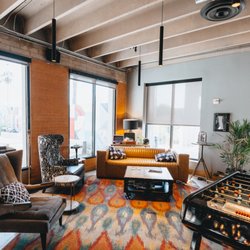 Bar Moxy - Enjoy lounging or playing games over a round of drinks with family and friends.
