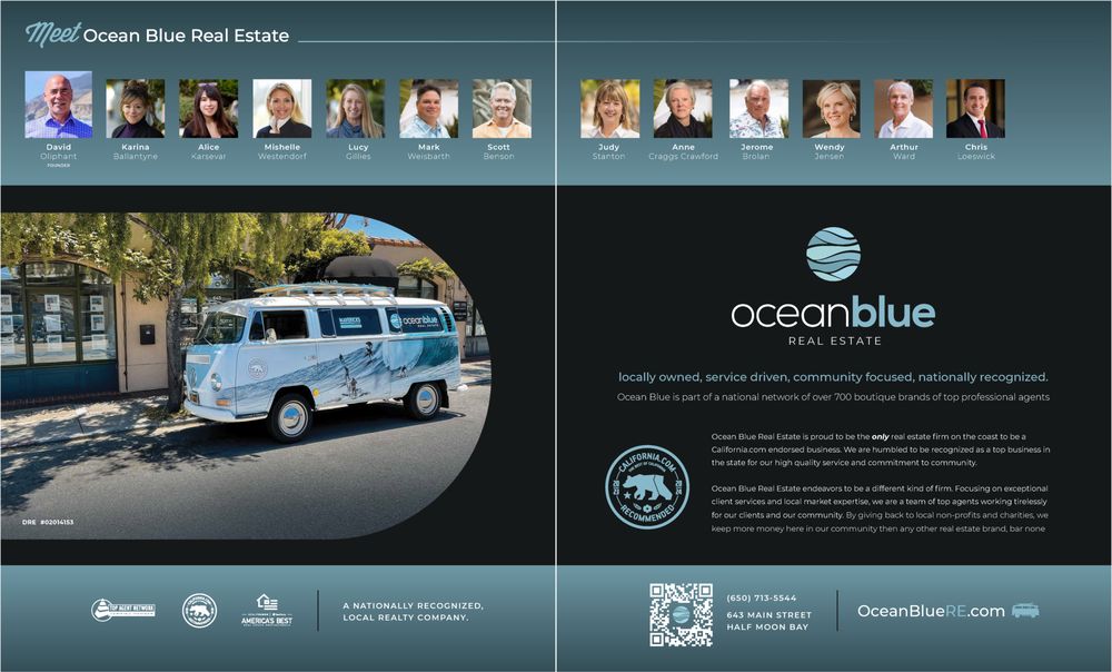 OCEAN BLUE REAL ESTATE 607 Photos & 35 Reviews 643 Main St, Half Moon Bay, California Real