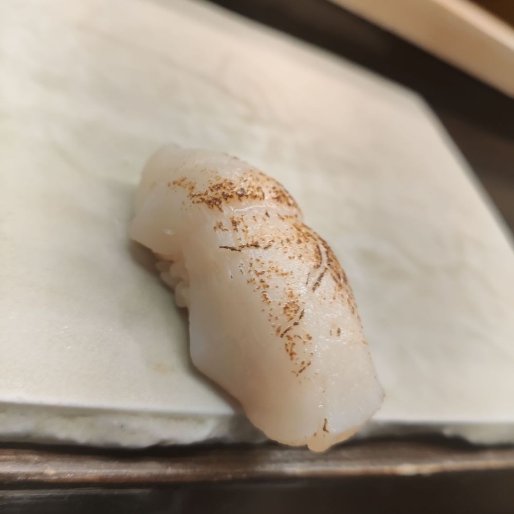 Utzutzu - Smoked scallop nigiri - Sushi Bars Near Me - Alameda, California Utzutzu - Smoked scallop nigiri - Sushi Bars Near Me - Alameda, California