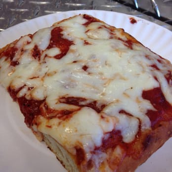 Joey Pepperoni's Pizza - New York Sicilian Pizza is as good as it looks. The sauce is on point - Pizza Near Me - West Bronx, New York Joey Pepperoni's Pizza - New York Sicilian Pizza is as good as it looks. The sauce is on point - Pizza Near Me - West Bronx, New York
