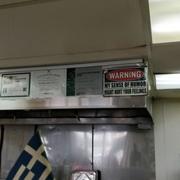 a sign on the wall a sign on the wall