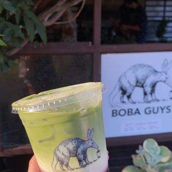 Boba Guys - Strawberry matcha! - Bubble Tea Near Me - Costa Mesa, California