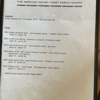Chef Rick's - Menu - New American Near Me - Orcutt, California