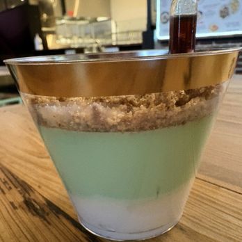 Lady Wong - Pandan Panna Cotta Cup - Desserts Near Me - New York, New York Lady Wong - Pandan Panna Cotta Cup - Desserts Near Me - New York, New York