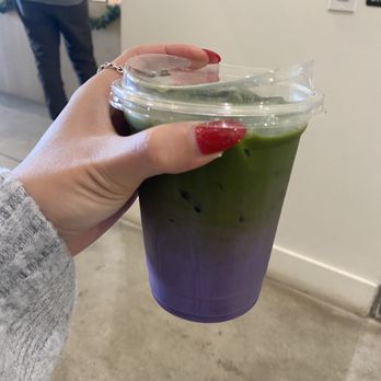 Homeboy Coffee - Ube matcha latte - Coffee & Tea Near Me - Artesia, California Homeboy Coffee - Ube matcha latte - Coffee & Tea Near Me - Artesia, California