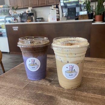 Snow Bunny Coffee - Ube latte with espresso - Cafes Near Me - Portland, Oregon Snow Bunny Coffee - Ube latte with espresso - Cafes Near Me - Portland, Oregon