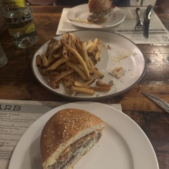 Rhubarb - Burger and fries - New American Near Me - Asheville, North Carolina