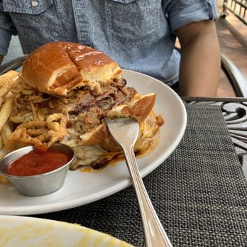 219 Bistro - Totally misunderstood that the brisket burger is both brisket AND a burger. Wow! - American Near Me - Norfolk, Virginia