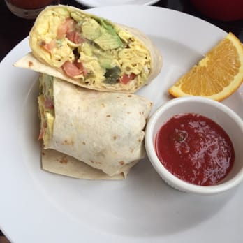 Famous Toastery - The breakfast burrito, no cheese, add avocado. Quite good, but the salsa did not seem homemade. - Breakfast & Brunch Near Me - Winston-salem, North Carolina