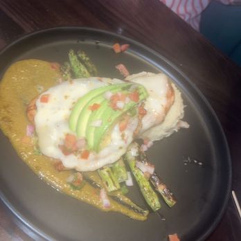 The Rim - Cheesy Chicken Poblano - my bestie says she gets this every time ! It was outstanding! - Wine Bars Near Me - Fort Worth, Texas The Rim - Cheesy Chicken Poblano - my bestie says she gets this every time ! It was outstanding! - Wine Bars Near Me - Fort Worth, Texas