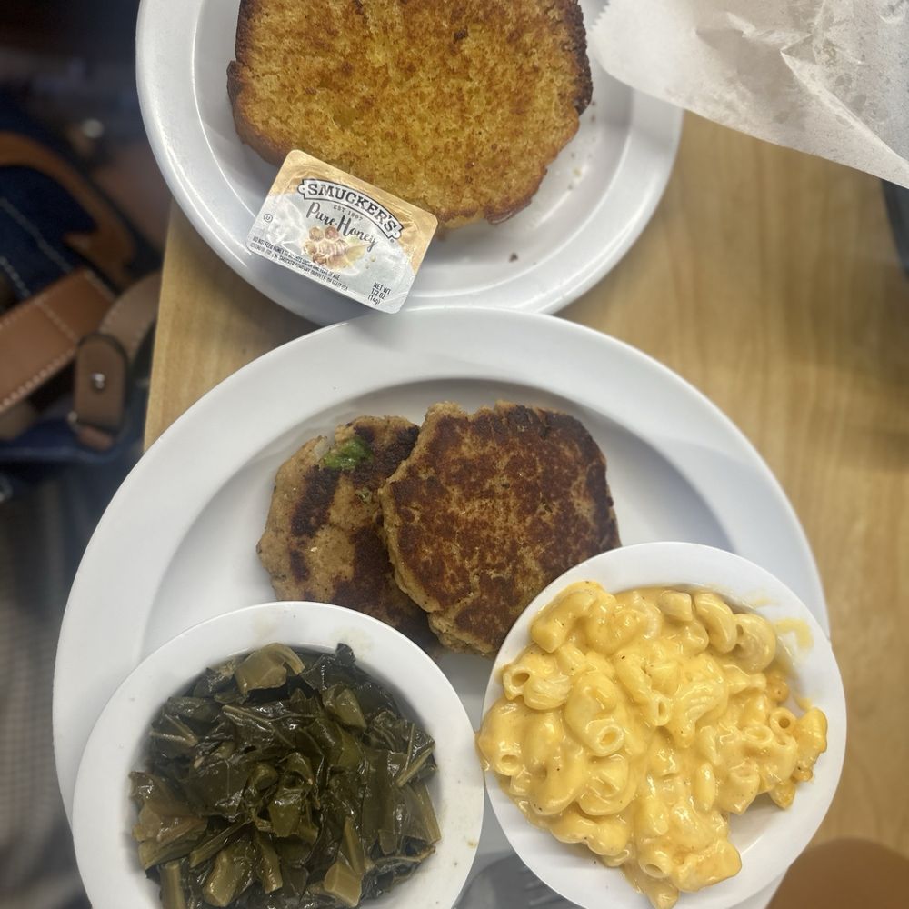 The Serving Spoon - Catfish, Red Snapper, Salmon Croquettes, or Boneless Rib Eye - Breakfast & Brunch Near Me - Inglewood, California The Serving Spoon - Catfish, Red Snapper, Salmon Croquettes, or Boneless Rib Eye - Breakfast & Brunch Near Me - Inglewood, California