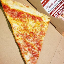 Valentino's Pizzeria & Restaurant - Flavorful Slice with Crispy Crust as Thin as Cardboard = YUMMMMMMERS!!