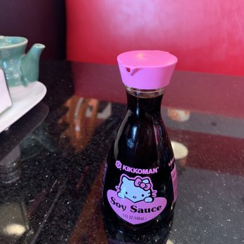 Sakana Sushi Bar & Grill - Hello Kitty soy sauce - Sushi Bars Near Me - Moore, Oklahoma