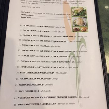 Pho Tri Vietnamese Restaurant - Pho options are many! - Vietnamese Near Me - Honolulu, Hawaii