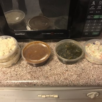 Robert Earl's BBQ - Potato salad, Beans, Greens, and Cole Slaw - Barbeque Near Me - Long Beach, California